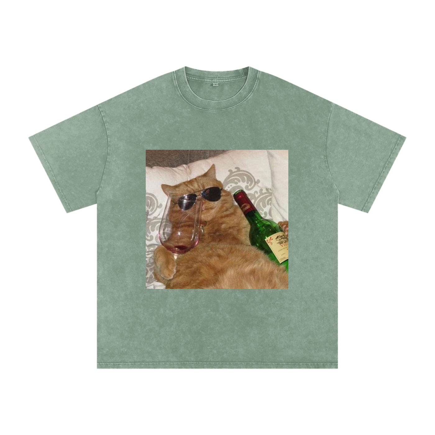 Drunk Cat - Oversized Shirt - Pawp Culture