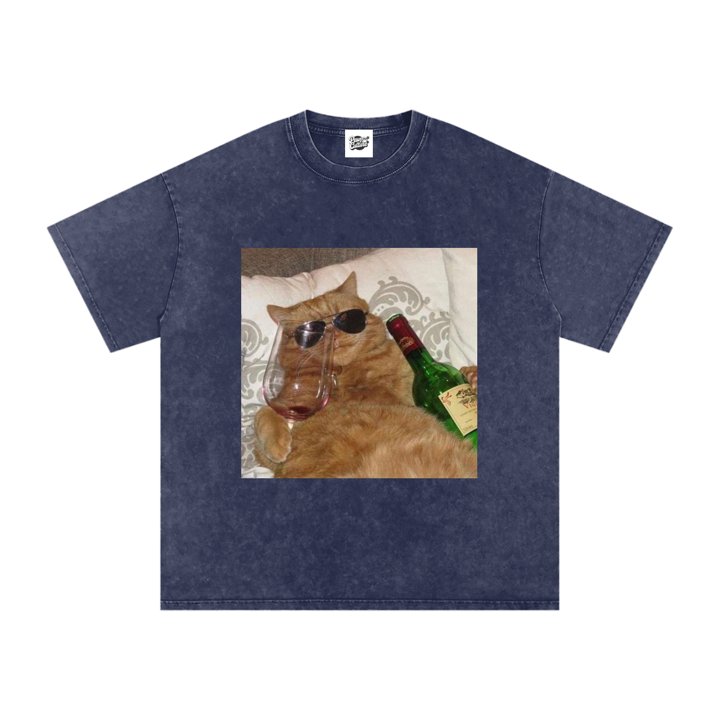Drunk Cat - Oversized Shirt - Pawp Culture