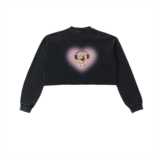 Kitty Vibing - Oversized Shirt - Pawp Culture