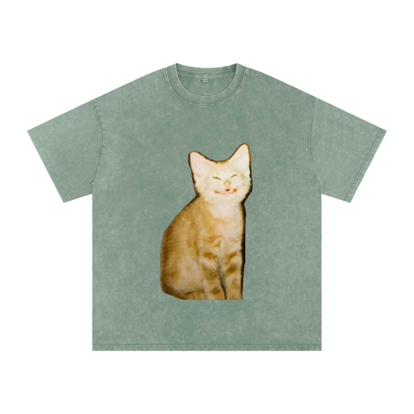 Grinning Cat - Oversized Shirt - Pawp Culture