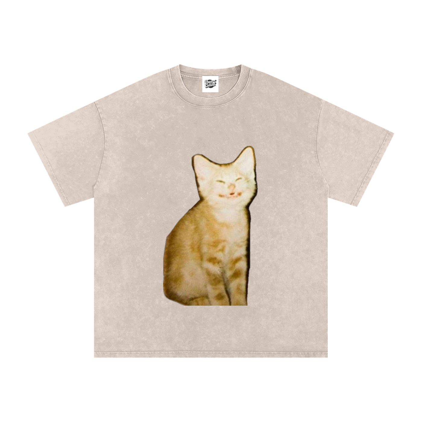 Grinning Cat - Oversized Shirt - Pawp Culture