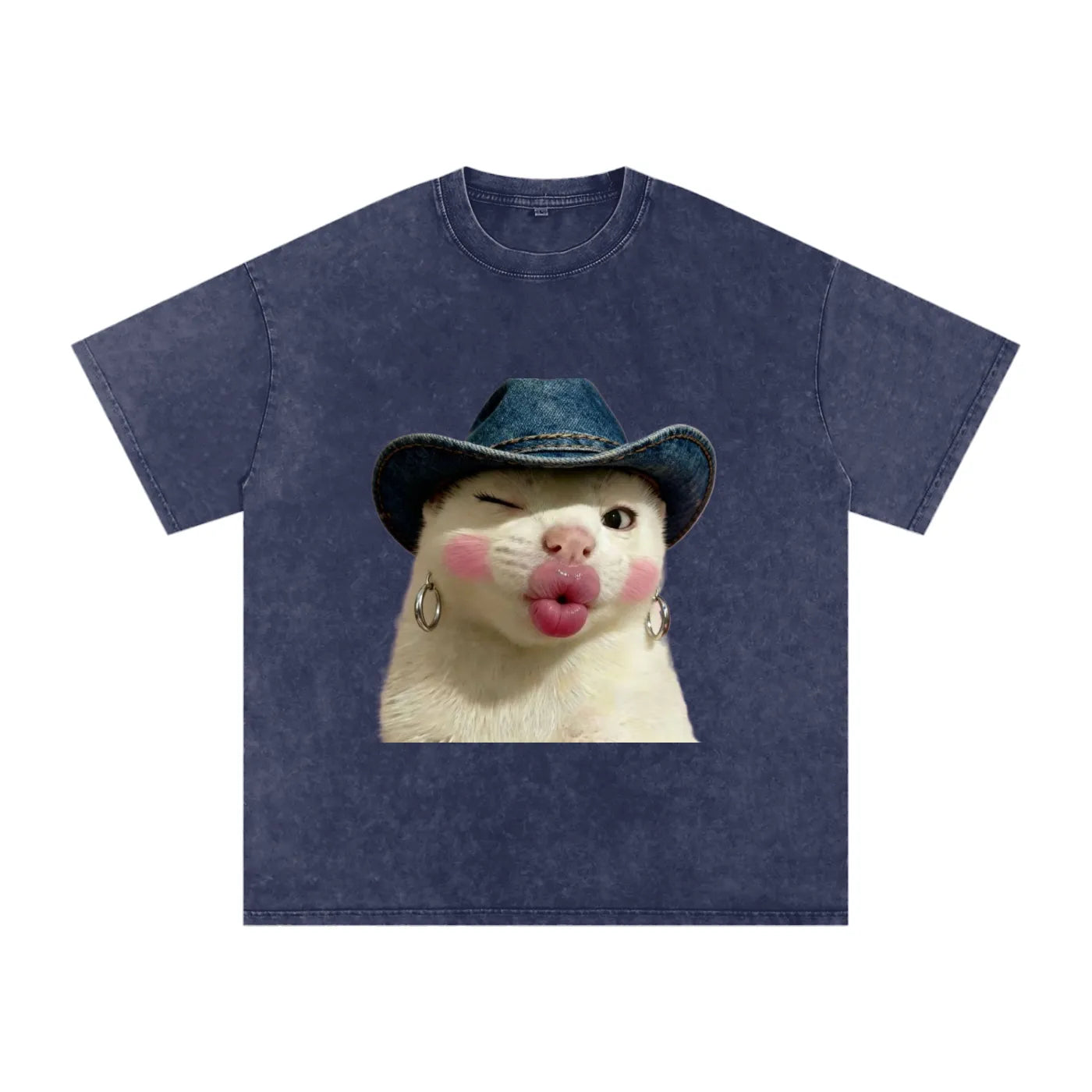 Flirty Cat - Oversized Shirt - Pawp Culture