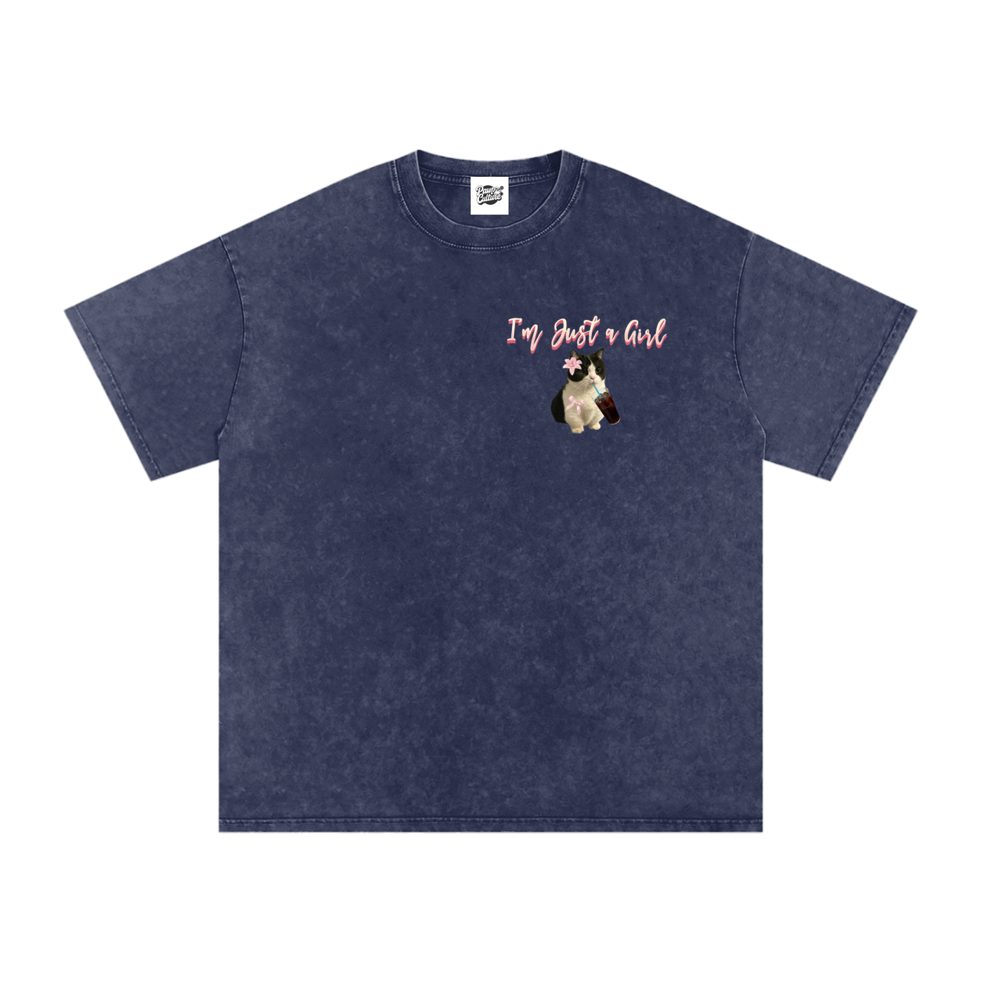 I'm Just a Girl - Oversized Shirt - Pawp Culture