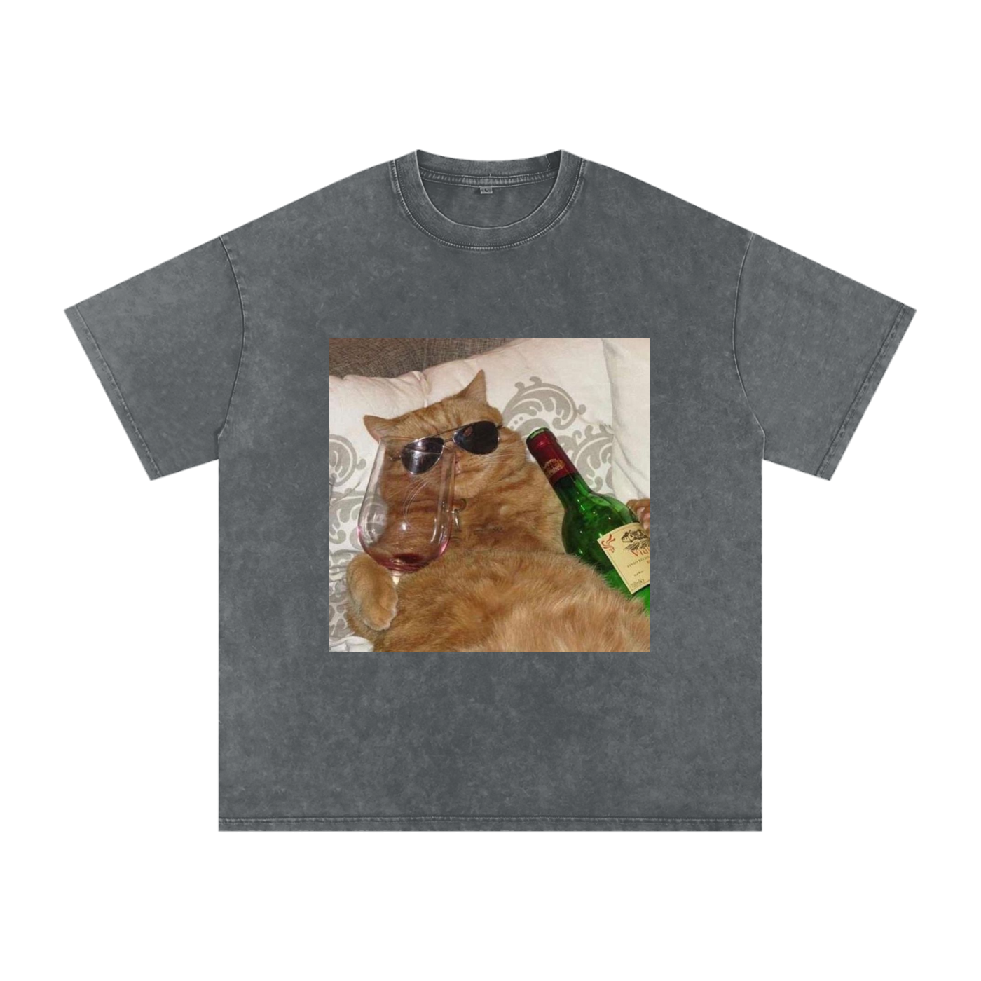 Drunk Cat - Oversized Shirt - Pawp Culture