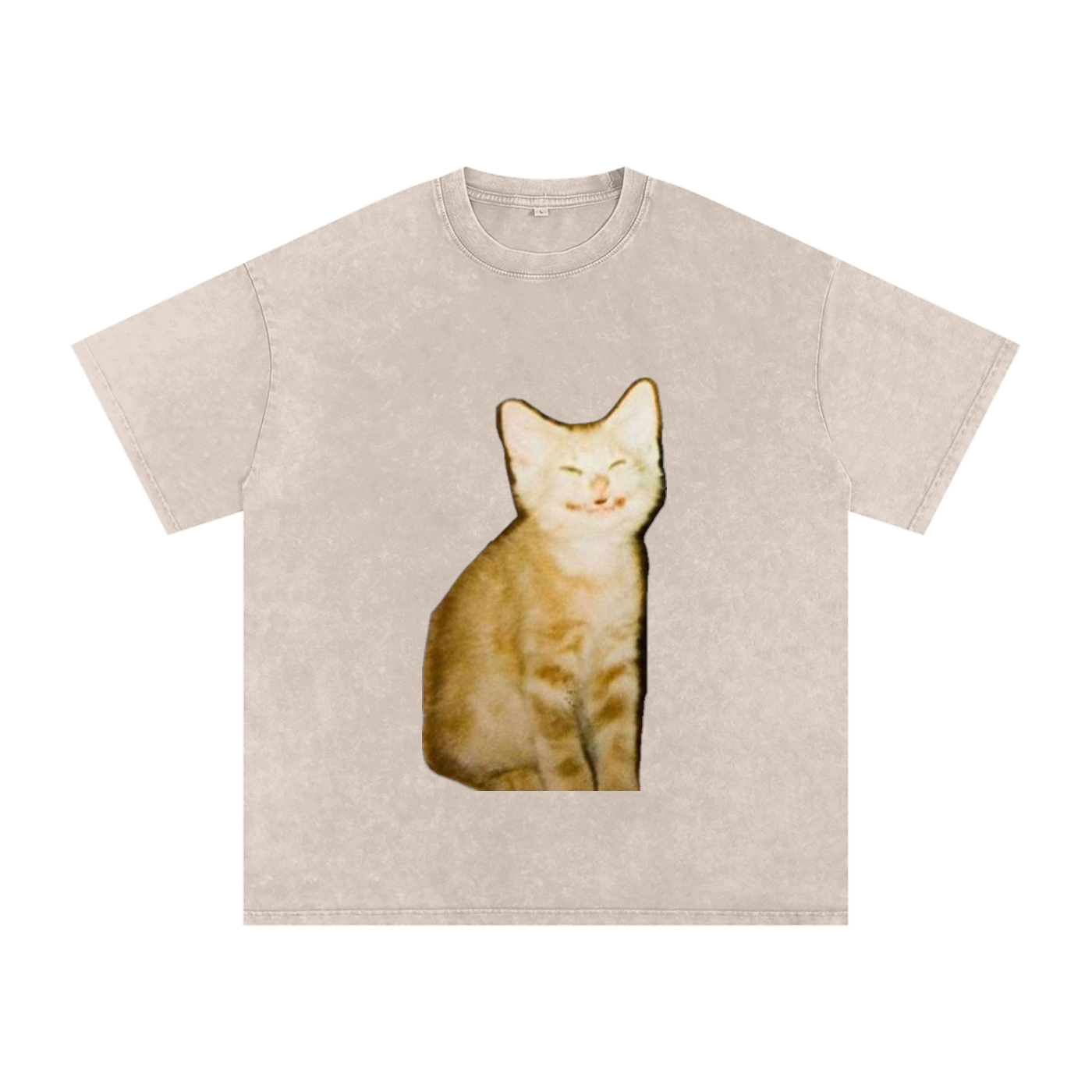 Grinning Cat - Oversized Shirt - Pawp Culture