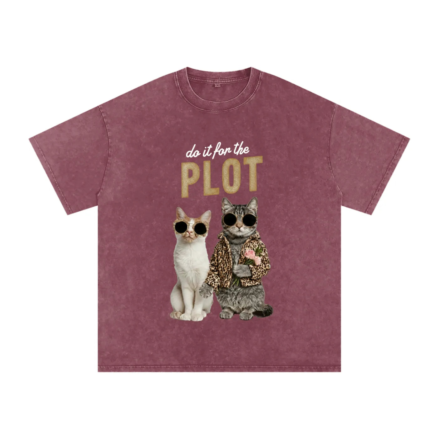 Do It For The Plot - Oversized Shirt - Pawp Culture