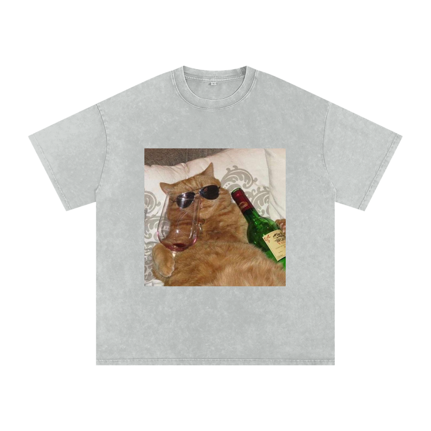 Drunk Cat - Oversized Shirt - Pawp Culture