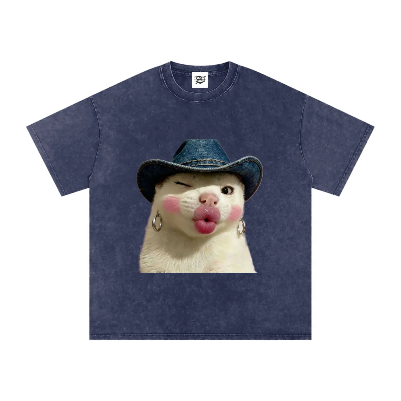 Flirty Cat - Oversized Shirt - Pawp Culture