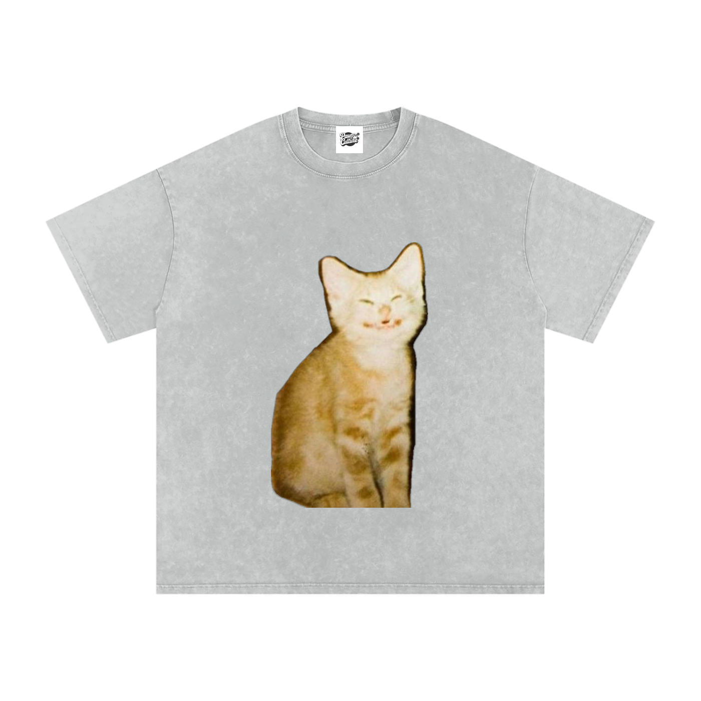 Grinning Cat - Oversized Shirt - Pawp Culture