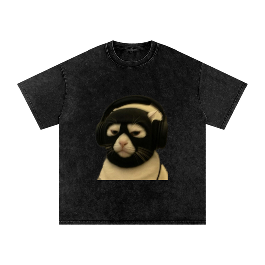 Gamer Cat - Oversized Shirt - Pawp Culture