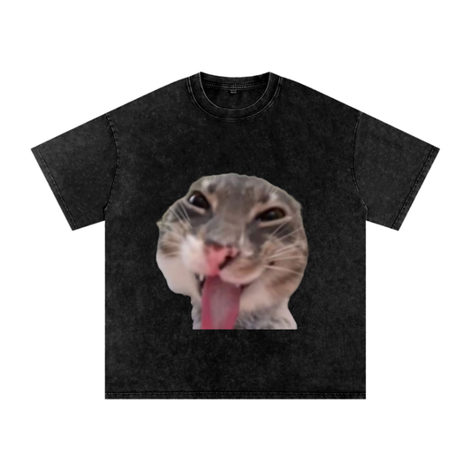 Cat got your Tongue - Oversized Shirt - Pawp Culture