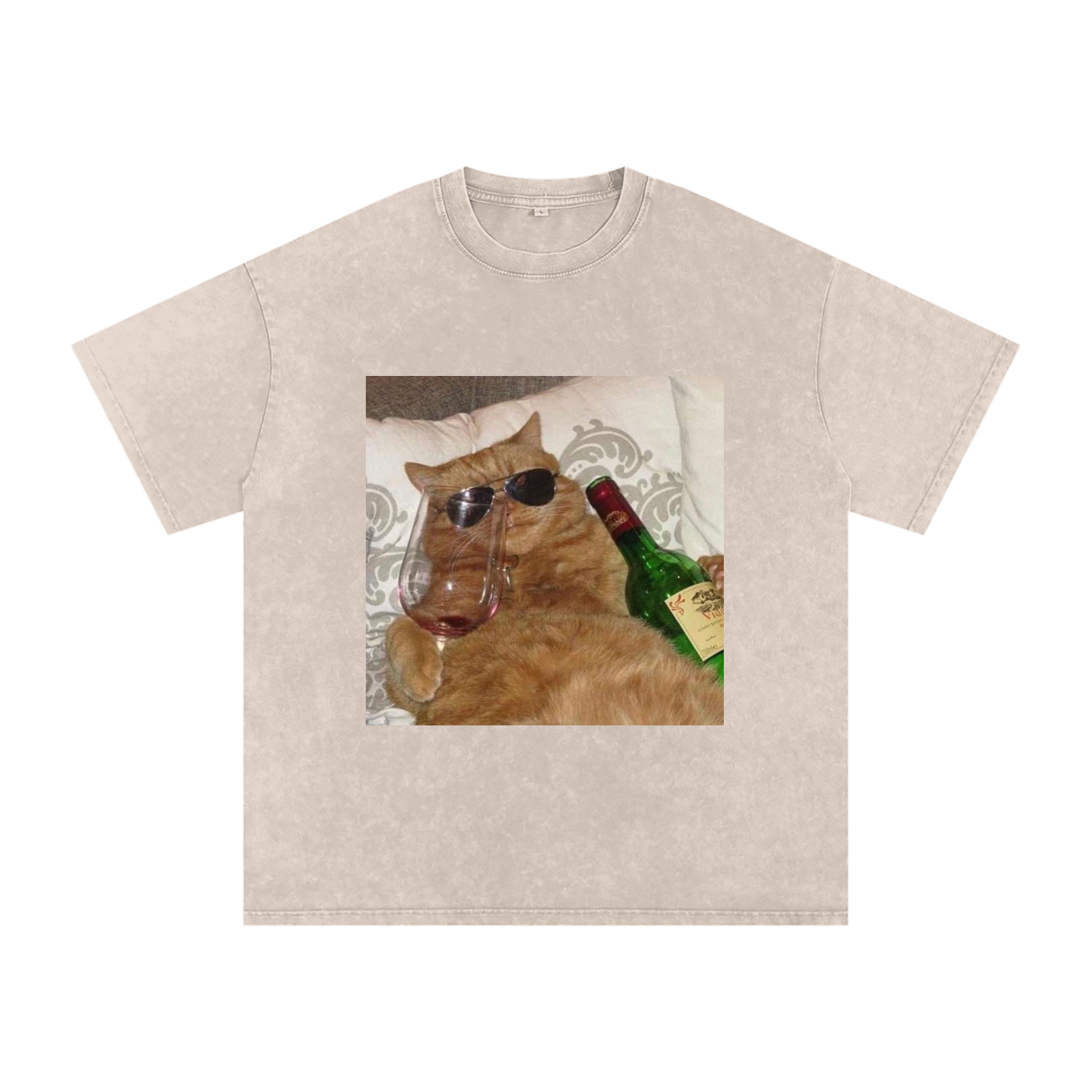 Drunk Cat - Oversized Shirt - Pawp Culture